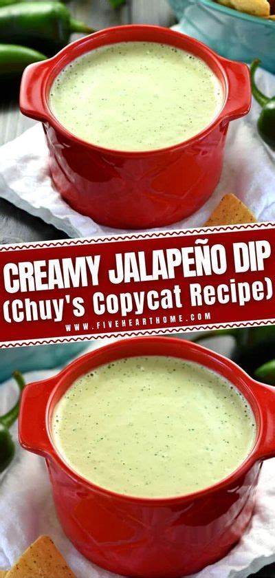 Creamy Jalapeno Dip With Chuy S Copycat Recipe