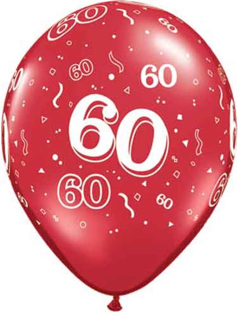 60th Birthday Balloons 60th Anniversary Party Balloons 60 Years Birthay ...