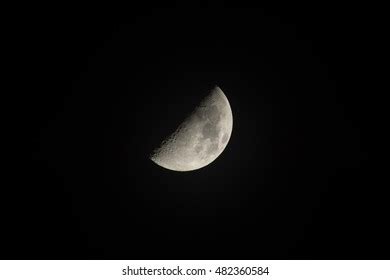 Half Moon Night Sky Stock Photo 482360584 | Shutterstock