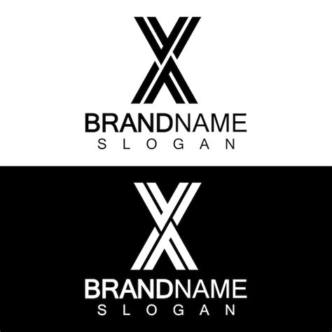 Premium Vector Letter X Vector Logo Template Illustration Design