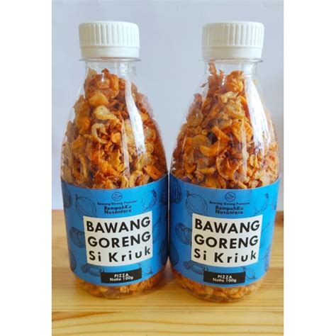 Jual Bawang Goreng Si Kriuk Rasa Pizza Halal Dan Enak Shopee Indonesia