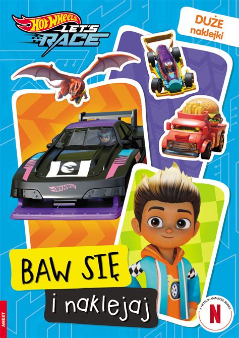 Hot Wheels Baw się i naklejaj Opracowanie zbiorowe Książka w Empik