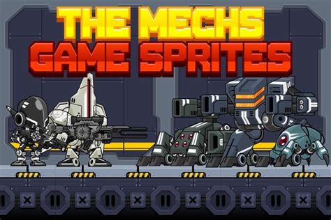 The Mechs Game Sprites Game Art 2d