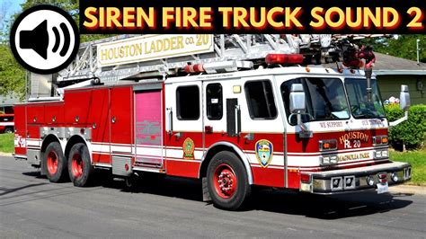 Sound Effect Fire Truck Siren Youtube