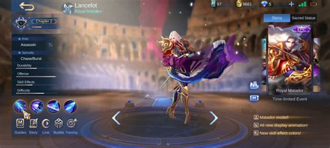 10 Skin Lancelot Mobile Legends ML Terbaik Esportsku