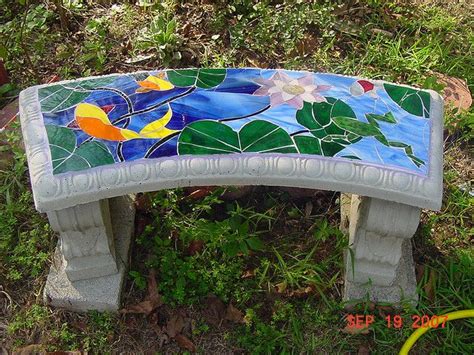 Mosaic Bench Mosaic Garden Art Mosaic Garden Glass Mosaic Art