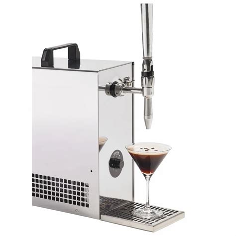 Stainless Steel Over Counter Nitro Cold Brew Coffee System With One Tap