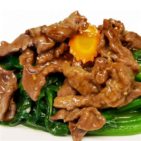 B9. Sliced Beef with Gai Lan | Burnaby Palace