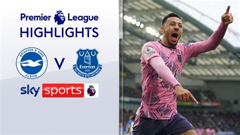 Brighton 1-5 Everton | Premier League highlights | Video | Watch TV ...