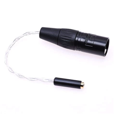 Gagacocc Silver Plated 4 Pin Xlr Male Balanced To 35mm Trrs Female Ba