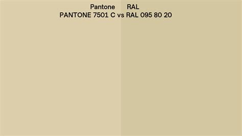 Pantone C Vs Ral Ral Side By Side Comparison