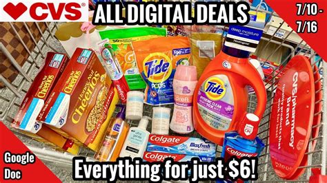 CVS ALL DIGITAL Couponing Deals Haul 7 10 7 16 120 In Products