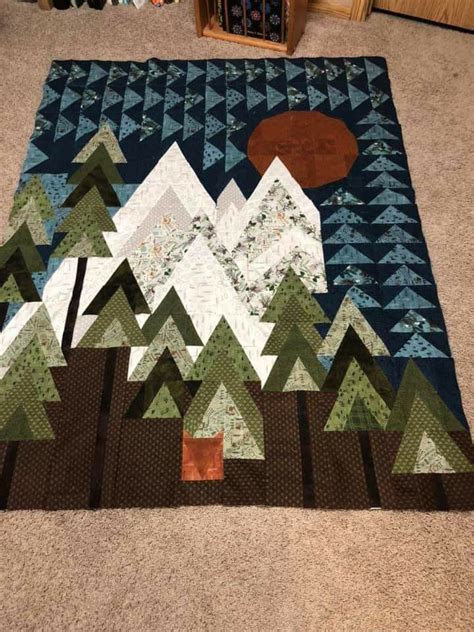 Pin By Wendy DuBois On Quilting Mountain Quilt Pattern Art Quilts