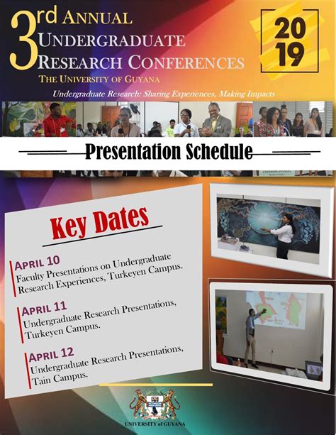 3rd Annual Undergraduate Research Conferences 2019 University Of Guyana