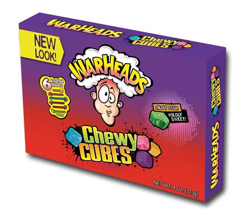 Warheads Sour Chewy Cubes X 12 Horse Torque And Lollies