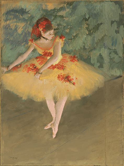 Degas Dancer Making Points French Paintings And Pastels