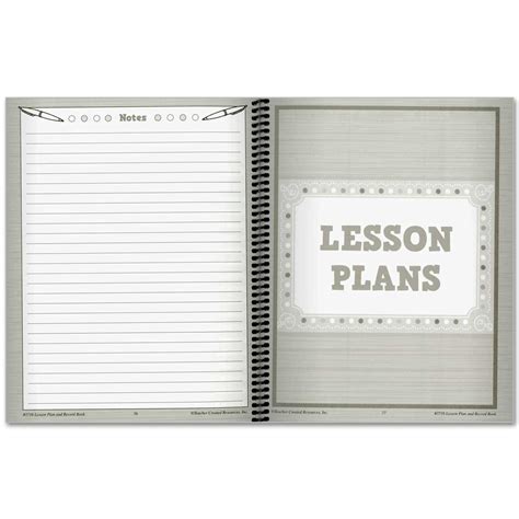 Chalkboard Brights Lesson Plan And Record Book