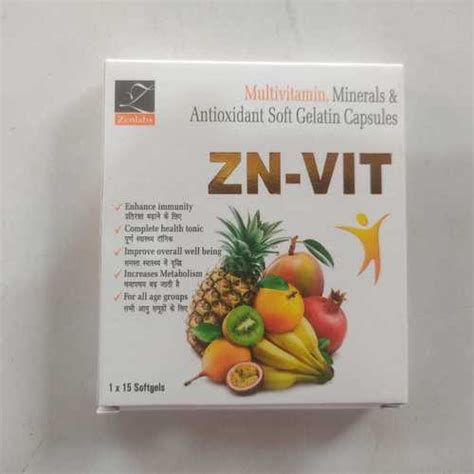Zn Vit Multivitamin Capsule Efficacy: Promote Nutrition at Best Price ...