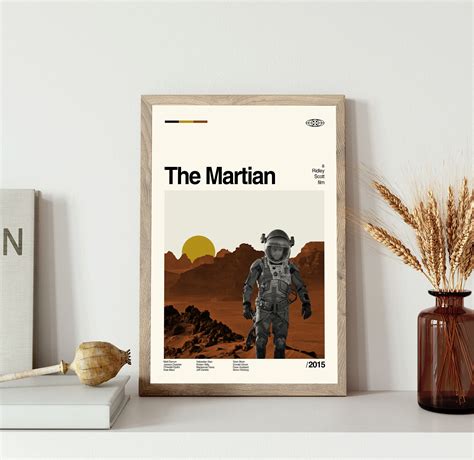 The Martian Movie Poster Movie Poster Minimalist Art - Etsy