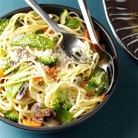 Broccoli Veggie Pasta Primavera Recipe Taste Of Home