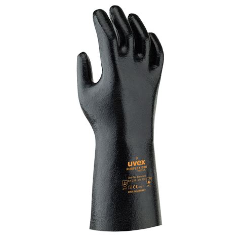 Uvex Rubiflex Esd Nb35a Chemical Protection Glove Safety Gloves