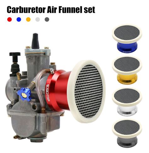 Universal 50mm Mushroom Head Motorcycle Carburetor Air Filter With Mesh