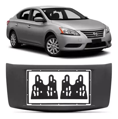 Moldura Painel Dvd Din Pol Nissan Sentra