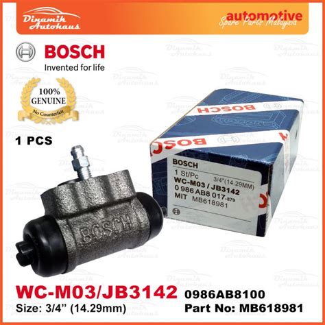 Proton Saga 12V Wira 1 3 1 5 Iswara Rear Wheel Cylinder Brake