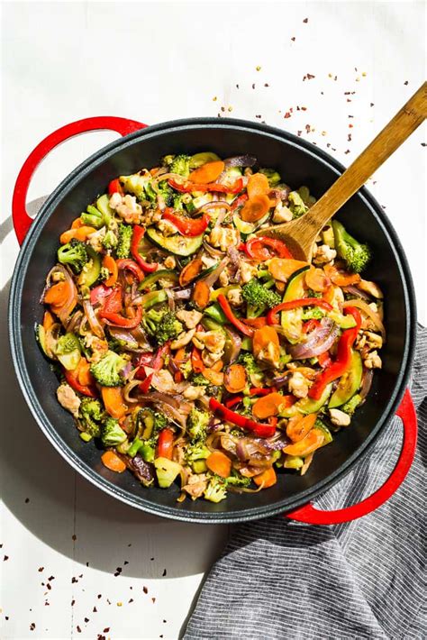 Sweet Thai Chili Chicken Stir Fry Get Inspired Everyday