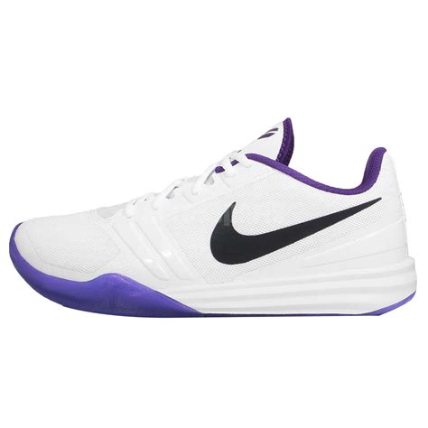 Nike KB Mentality Kobe Bryant White Purple Home Mens Basketball Shoes Sneakers | eBay