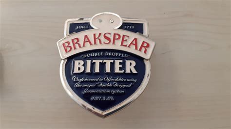 Brakspear Bitter Pump Badge Clip