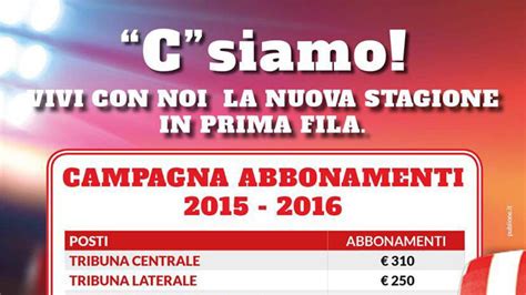 C Siamo Al Via La Campagna Abbonamenti Del Forl Calcio