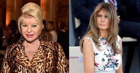 Ivana Vs Melania First Wife Is Self Serving Says Us First Lady