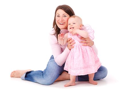 Mother And Baby Isolated Free Stock Photo - Public Domain Pictures