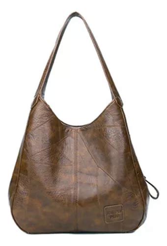 Bolso De Cuero Suave Con Varios Compartimientos P Mujeres Cuotas Sin