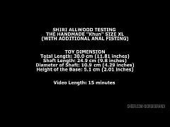 Shiri Allwood Testing The Handmade Khun Size Xl With Additional Anal Fisting Twt Xxx