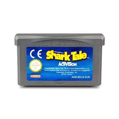 GAMEBOY ADVANCE GBA Jeu Shark Tale Grosse Haie Petit Fische EUR 8 32