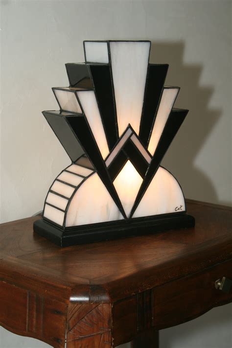 Art Deco Lamp Stained Glass Tiffany 1922 BNG 30 Cm Etsy UK