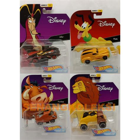 Jual HOT WHEELS DISNEY SERIES 5 Elsa Anna Pluto Wall E Jafar Olaf Pumbaa Shopee Indonesia