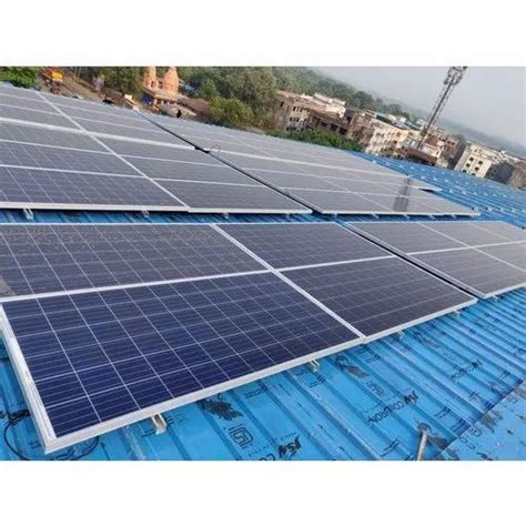 Mounting Structure Grid Tie Commercial Solar Power Plants Capacity