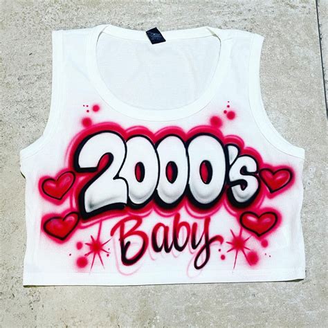 Airbrush S Baby Crop Top Baby Crop Top S Baby Airbrush T Shirts