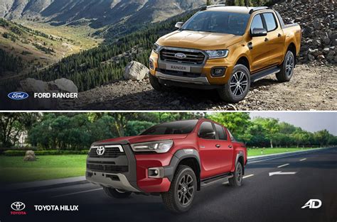 Salut Mentalement pourquoi pas comparatif ford ranger et toyota hilux ...