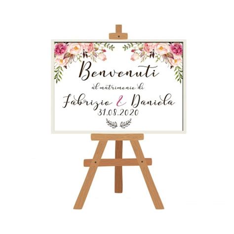 Cartello Di Benvenuto Matrimonio Boho Chic