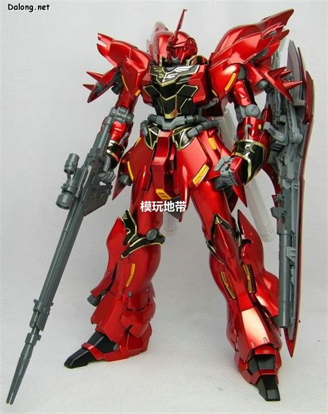 0 Bandai MG MSN 06S SINANJU Ver Ka Titanium Finish