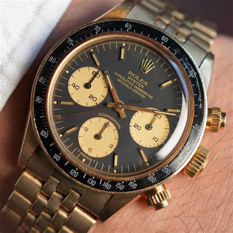 Rolex Daytona Reference 6263 in 14K Gold Unpolished — Wind Vintage