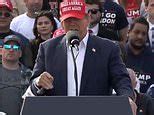 Video Trump Blames Biden For Teleprompter Malfunctioning At Ohio Rally