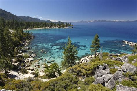 4K 5K Tahoe Lake USA Lake Stones HD Wallpaper Rare Gallery