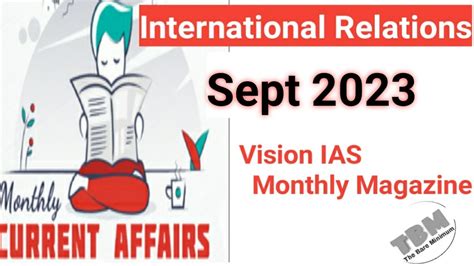 International Relations Vision IAS Monthly Magazine September 2023