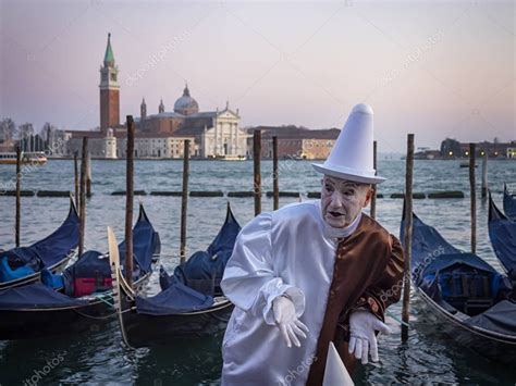 Venecia M Scaras En El Carnaval Anual De Venecia Una