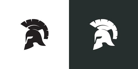 Spartan helmet logo vector designs 9942764 Vector Art at Vecteezy